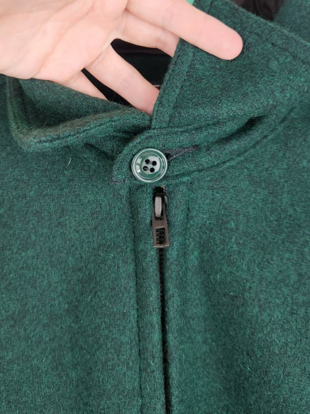 Johnson Woolen Mills Double Cape Jac Shirt Jacket in Spruce Green XL - Picture 8 of 12
